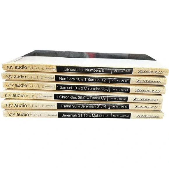 Zondervan KJV Audio Bible Dramatized Old Testament CD Box Set Incomplete - Picture 2 of 8
